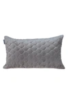 Parkland Collection Bazyli Quilted Throw Pillow In Taupe