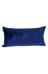 Parkland Collection Iphis Topstitched Throw Pillow In Blue