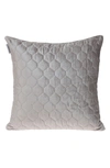 Parkland Collection Bazyli Quilted Throw Pillow In Taupe