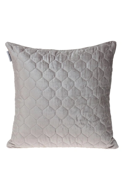 Parkland Collection Bazyli Quilted Throw Pillow In Taupe