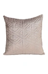 PARKLAND COLLECTION DELTA TOPSTITCHED THROW PILLOW