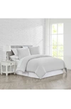 Southshore Fine Linens Classic Pom Pom Trimmed Duvet Cover Set In Light Gray