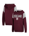COLOSSEUM YOUTH BOYS MAROON TEXAS A M AGGIES VF CUT SEW PULLOVER HOODIE
