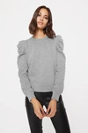 Rebecca Minkoff Janine Sweatshirt In Medium Heather Grey
