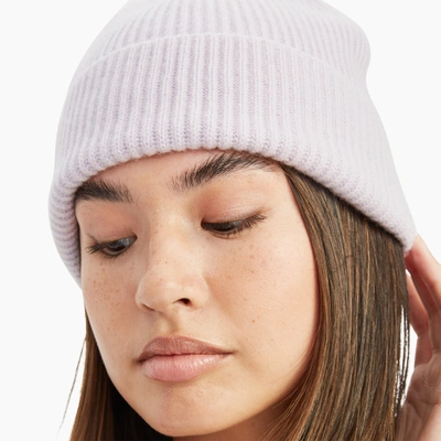 Naadam The Essential Ribbed Cashmere Beanie In Dusty Lavender