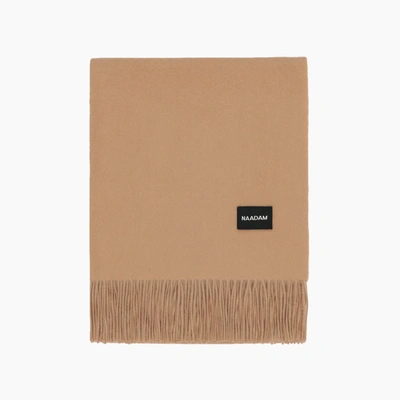 Naadam Cashmere Solid Scarf In Camel