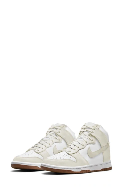 Nike Dunk High Basketball Sneaker In White