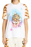 Stella Mccartney Graphic-print Short-sleeve T-shirt In Pure White
