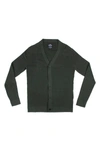 X-ray V-neck Sweater Cardigan In Olive