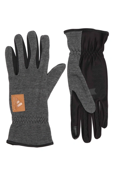 Adidas Originals Edge 2.0 Gloves In Heather Grey