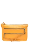 Hobo Mission Leather Crossbody Bag In Mustard