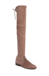 Stuart Weitzman 'lowland' Over The Knee Boot In Taupe