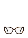Prada Womens Brown Pr 18wv Square-framed Acetate Glasses In Tortoise