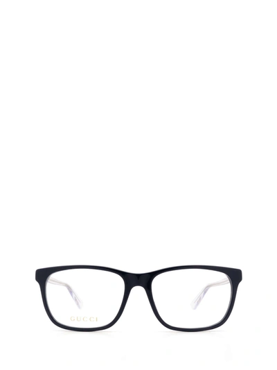 Gucci Gg0490o Blue Male Eyeglasses - Atterley
