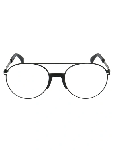 Mykita Lemon Glasses In 305 Mh6 Pitch Black/black