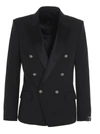 Balmain Double-breasted Wool Blazer