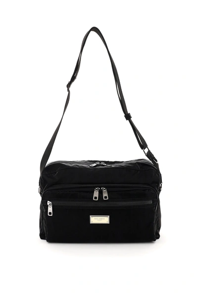 Dolce & Gabbana Nylon Samboil Bag In Black