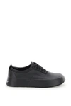 Ambush Vulcanized Rubber & Leather Low Sneakers In Black
