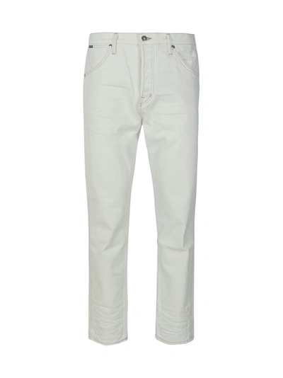 Tom Ford Tapered Fit Comfort Denim Pants In White