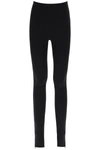 Totême Toteme Leggings With Zip Cuffs In Black 200