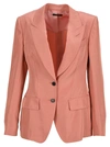 Tom Ford Heavy Twill Deconstructed Jacket In Salmon