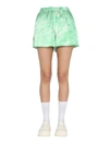 Opening Ceremony Marble Effect Shorts In Green