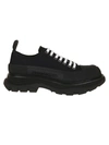Alexander Mcqueen Baskets Tread Slick En Toile De Coton In Black