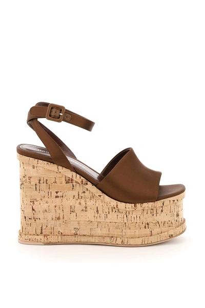 Haus Of Honey Palace Wedge Sandals In Multi-colored
