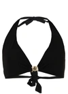 Tory Burch Miller Halter Bra In Black