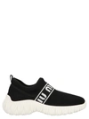 Miu Miu Women's Calzature Donna Slip On Sneakers In Black & White