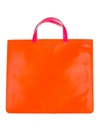 Comme Des Garçons Super Fluo Tote Bag In Yellow Orange