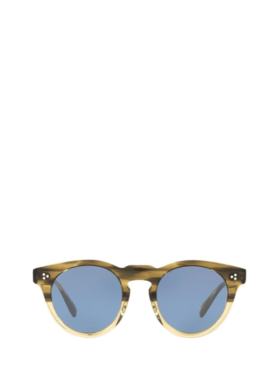 Oliver Peoples Ov5453su Canarywood Gradient Sunglasses