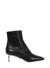 Off-white Allen Nappa Ankle Boots In Black