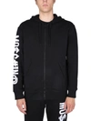 Moschino Sweatshirt With Logo Embroidery In Black