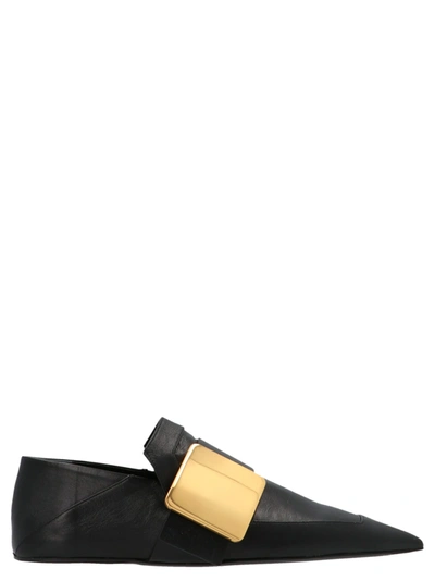 Jil Sander 10mm Grinch Leather Loafers In Black