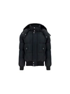 Alexander Mcqueen Men's Graffiti Logo Hooded Down Puffer Jacket In Nero