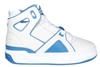 Just Don Basketball Courtside Hi Leather Sneakers In White
