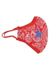 GOLDEN GOOSE PAISLEY KNITTED FACE MASK