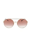 GUCCI GUCCI GG0878S GOLD SUNGLASSES