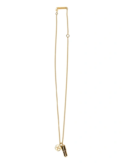 Ambush Pill Charm Necklace In Gold