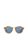 PERSOL PO3166S STRIPED BROWN SUNGLASSES