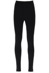Totême Side Zip Leggings In Black 200