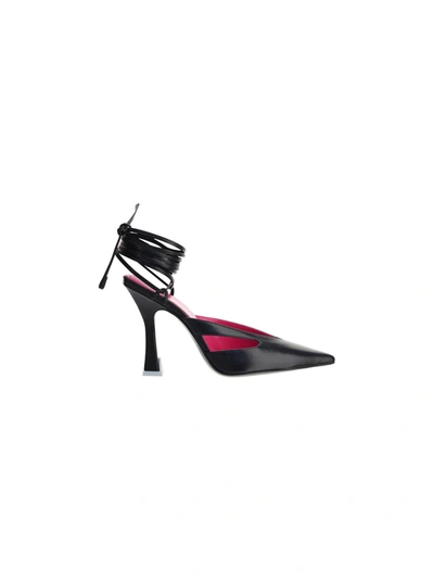 Attico Anais Mule Shoes In Nero