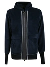 MAISON FLANEUR PATCH POCKET HOODED ZIP JACKET