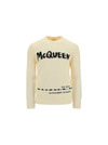Alexander Mcqueen Graffiti Intarsia-knit Jumper In 9227