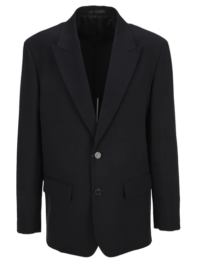 Valentino Single-breasted Blazer Jacket - Atterley In Dark Blue