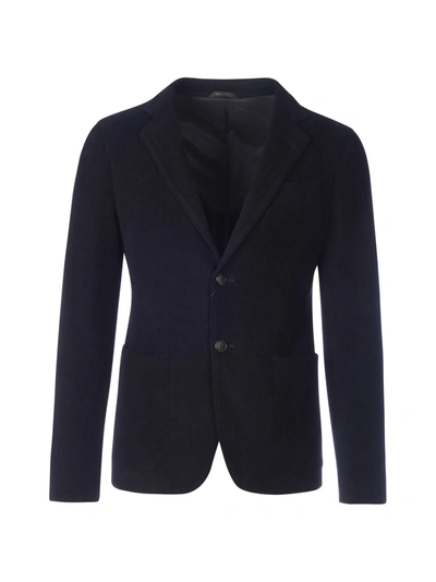 Giorgio Armani Tailored Blazer In Ubsg Blue Navy