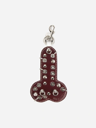 Jw Anderson Penis Eyelet-embellished Keyring In Multi