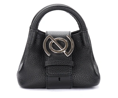 Zanellato Zoe Daily Super Baby Bag In Black Leather In Nero