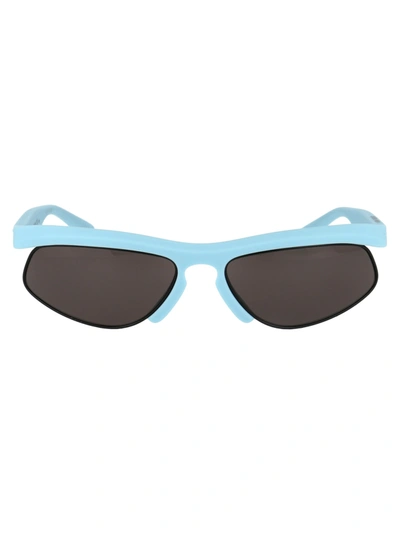 Bottega Veneta Bv1114s Sunglasses In 004 Light Blue Light Blue Grey